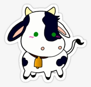 "cute Baby Cow" Stickers By Olluga - Vacas Chibi