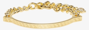 Versace Gold Greek Key Braceletssense Versace Ssense - Bracelet