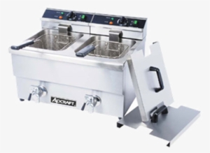 Adcraft Countertop Double Fryer 25 Lb