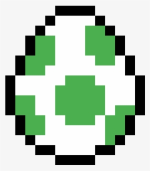 Yoshi's Egg - Yoshi Egg Pixel Art
