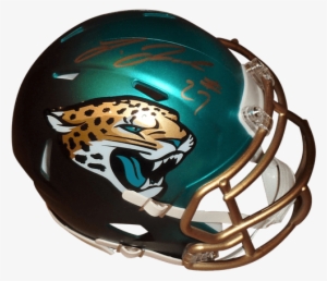 Leonard Fournette Autographed Jacksonville Jaguars - Blake Bortles Autographed Helmet - Authentic Speed