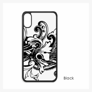 Baroque Art Decoration Modern Pattern For Iphone X - Silhouette Of The Iphone X