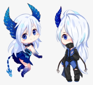 Elsword Chibi Demonio And Diabla By Lightappend - Elsword Chibi Lu