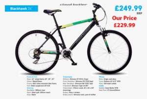 Blackhawk - Claud Butler Black Hawk 2016 Mtb - 20inch