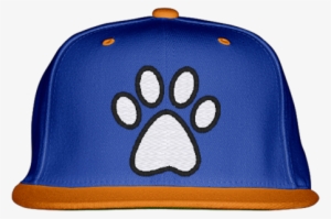 Paw Print - No One Embroidered Snapback Hat