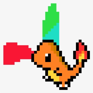 Charmander Sprite - Pixel Art Pokemon - 525x525 PNG Download - PNGkit