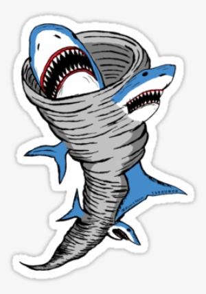 Shark Tornado Vinyl Sticker $2 - Shark Tornado Samsung Galaxy S5 Slim Case