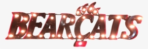 University Of Cincinnati "bearcats" Lighted Recycled - University Of Cincinnati Bearcats Lighted Recycled