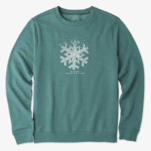 Women's Snowflake Hearts Simply True - Long-sleeved T-shirt