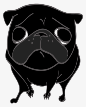 Hewston The Pug Messages Sticker-1 - Pug