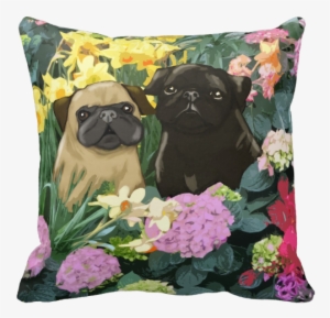 Black And Fawn Throw Pillow - Cushion