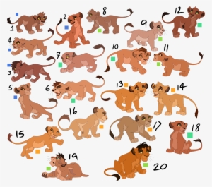 Big Lion King Cub Adopt Sheet Open - Lion King Cub Adopts