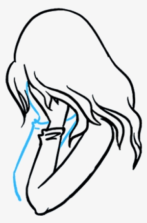 How To Draw Sad Girl Crying - Crying