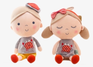 Oem Long Hair Pretty Girl Plush Rag Dolls - Doll