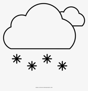 Snow Cloud Png - Drawing