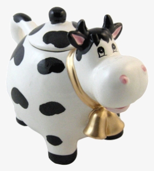 Cute Cow Teapot 8"l Only 2 Left Was $8 - Figurine