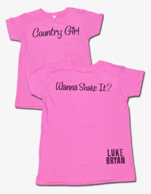 Ladies, Show Your Support For Your Favorite Country - Luke Bryan Tshirt