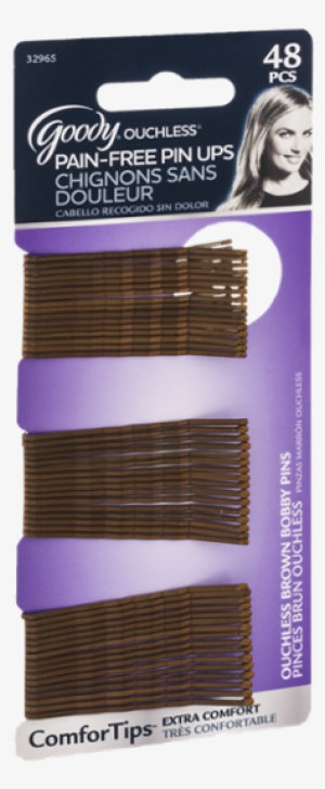 Goody Ouchless Bobbies, Black - 48 Pins