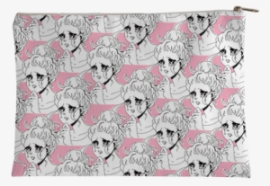 Crying Manga Girl Accessory Bag - Cartoon