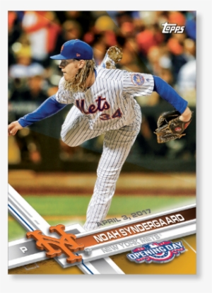 Noah Syndergaard 2017 Opening Day Baseball Base Cards - Mlb Boston Red Sox 2010 Team Plaque