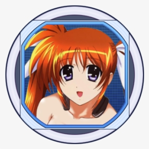 Nanoha Fate Picks Me And Places Me Between Her Breasts - Happy Face