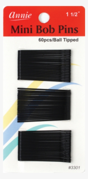 Annie 60pcs Ball Tipped Mini Bob Pins 1-1/2" Long #3301