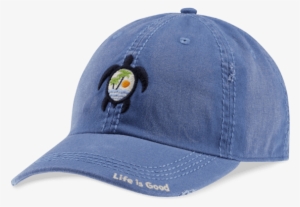 Sea Turtle Scene Sunwashed Chill Cap - Baseball Cap
