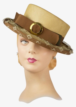 Vintage 1950s Claude Saint-cyr Designed Hat, Magnificent - Cowboy Hat