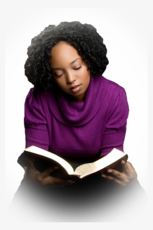Woman Reading Bible - Reading The Bible Png