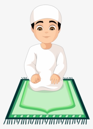 Kid Kid, Step Guide, Muslim, Folk Art, Prayers, Popular - Muslim Prayer Vector Png