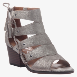 Tatiana In Grey Silver Heeled Sandals - Newthis Women's Nicole Tatiana Ghillie Sandal Shoes,