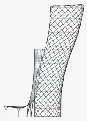Capital Gate Tower Outline - British Museum