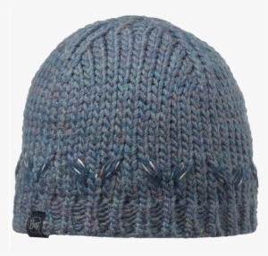 Knitted Hat Lile Denim - Buff Knitted Hat Lile Denim Headdress - Grey