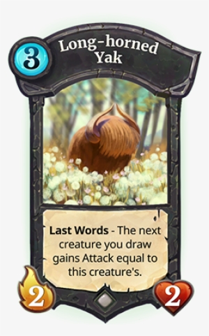 At First Glance Long-horned Yak Is A Neutral With Weak - Faeria Yak