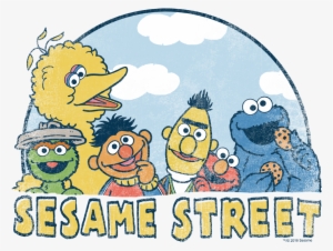 Sesame Street Sesame Group Baby Bodysuit