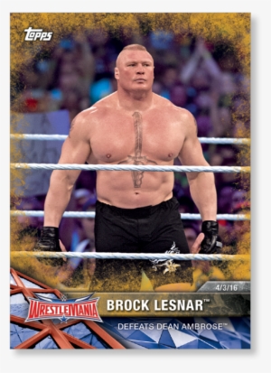 Brock Lesnar 2017 Wwe - Wwe Brock Lesnar 2017 Cards