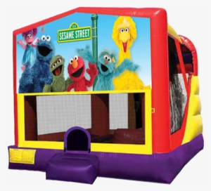 Xl Sesame Street Elmo Combo - Pj Masks Bounce House