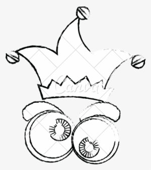 Crazy Eyes Drawing - Illustration