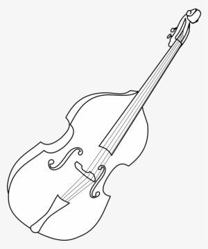 Double Bass - Upright Bass Black And White