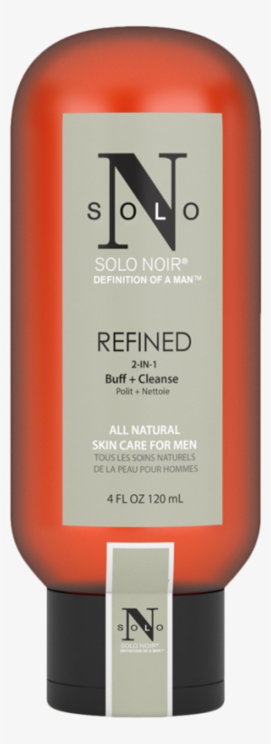 “refined™” Buff Cleanse-all Natural Facial Scrub Solo - Moisturizer
