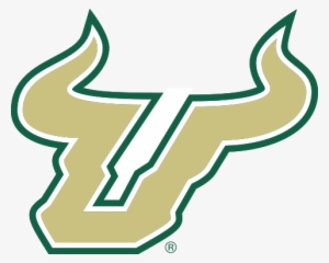 Bull Horns Gold Green Outline - South Florida University Logo