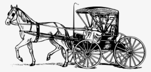 Buggy Carriage Horse Horse-drawn Transport - Horse And Carriage Drawing