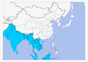Muhammad Idea 1 Hinduism - Blank Map Of East Asia