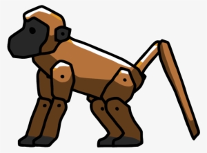 Baboon - Baboon Png - Scribblenauts Primates