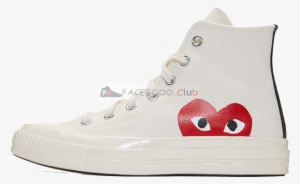 Comme Des Garcons Play X Converse Chuck Taylor All - Converse Blanc Comme Des Garcons