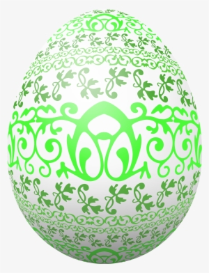 Green Easter Egg Clipart - Transparent Easter Eggs Designs