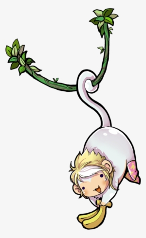 Cm]hanging Monkey By Darkdragonden On Clipart Library - Clip Art