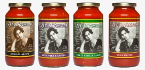 25 Ounce Jars - Dell Amore Marinara Sauce, Spicy Recipe - 25 Oz Jar