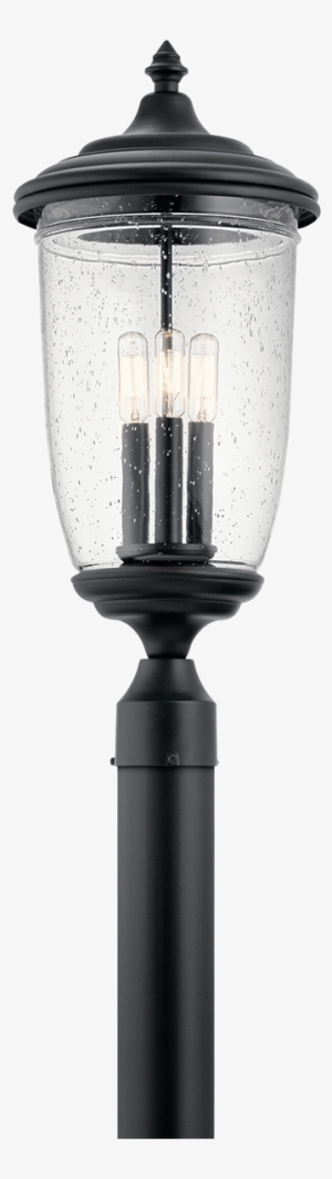 Yorke 3 Light Outdoor Post Mount Textured Black - Lighting