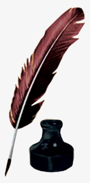 Ink Pot Png Clipart - Feather Pen And Ink Png